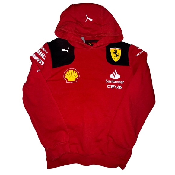 Puma Other - Scuderia Puma Ferrari Hoodie Youth XS Red Racing F1 Lewis Hamilton Racing 2023